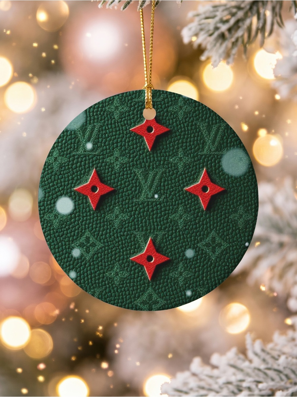 HANDMADE FASHION Ceramic Christmas Ornament
